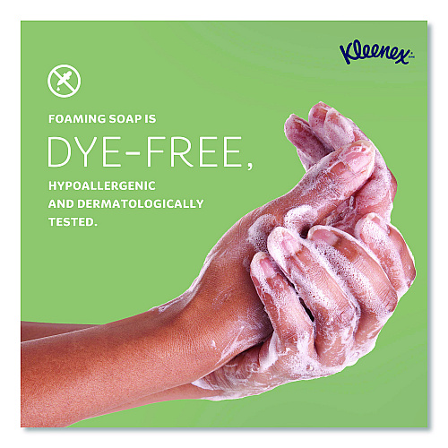 Kleenex Botanics Luxury Foam Skin Cleanser, Fresh Scent, 1,200 mL Refill, 4/Carton (52788)
