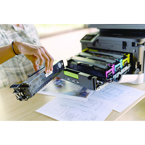 Lexmark 24B5805 Return Program High-Yield Toner, 10,000 Page-Yield, Magenta