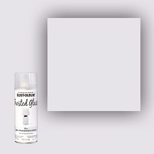 Rust-Oleum Specialty Frosted Glass Spray Paint, Matte Clear, 11 oz Aerosol Can, 6/Carton (342600)