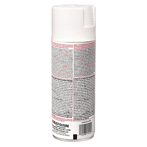 Rust-Oleum High Heat Enamel Spray Paint, Flat White, 12 oz Aerosol Can (7751830EA)