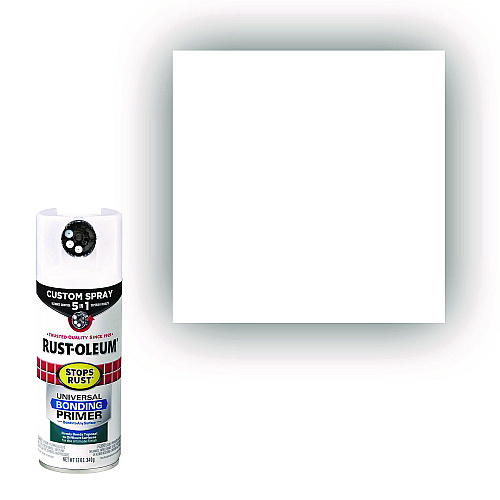 Rust-Oleum Stops Rust 5-in-1 Spray Paint, White, 12 oz Aerosol Can, 6/Carton (384759)