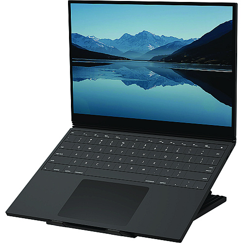 Fellowes Breyta Laptop Stand, 9.25" x 10.55" x 0.55" to 8", Black, Supports Up to 8.8 lbs (100098500)
