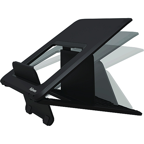 Fellowes Breyta Laptop Stand, 9.25" x 10.55" x 0.55" to 8", Black, Supports Up to 8.8 lbs (100098500)