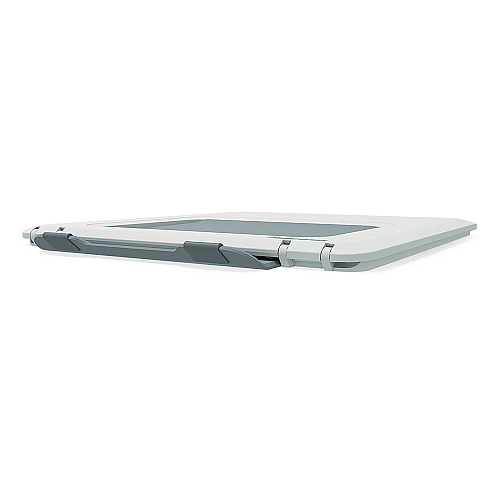 Fellowes Breyta Laptop Stand, 9.25" x 10.55" x 0.55" to 8", White, Supports Up to 8.8 lbs (100098501)