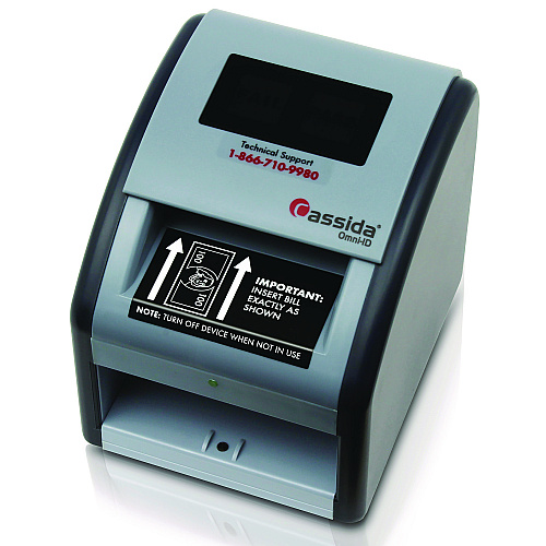 Cassida OmniID Counterfeit Detector, Infrared, Magnetic Strip Detection, UV Light, U.S. Currency