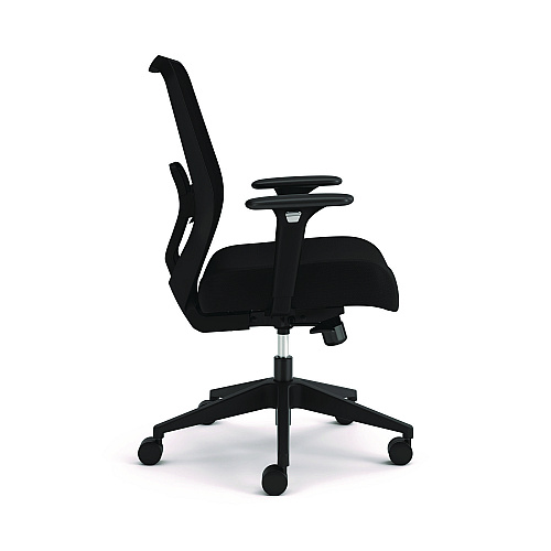Altern Mesh Back Task Chair, 17.95 To 21.1 Seat Height, Black Seat, Black Back, Black Base
