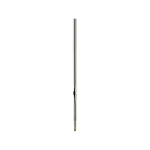 Zebra F-Series Ballpoint Stainless Steel Pen Refill, Fine 0.8 mm Conical Tip, Black Ink, 2/Pack (89112)