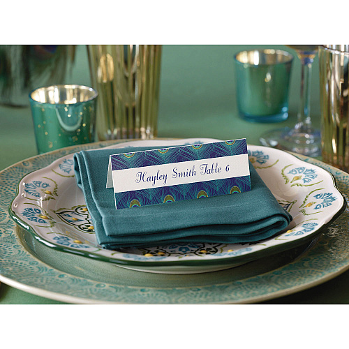 Avery Small Textured Tent Cards, White, 3.75 x 1.44, 6 Cards/Sheet, 25 Sheets/Pack (5011)