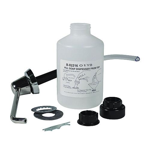Bobrick Bottle Cap for B-22 Soap Dispenser, Black (82294)
