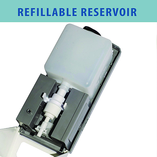 HLS Commercial Sanitizer Dispenser, 1,000 mL, 13 x 11.5 x 63, Silver (HLSSDS01)
