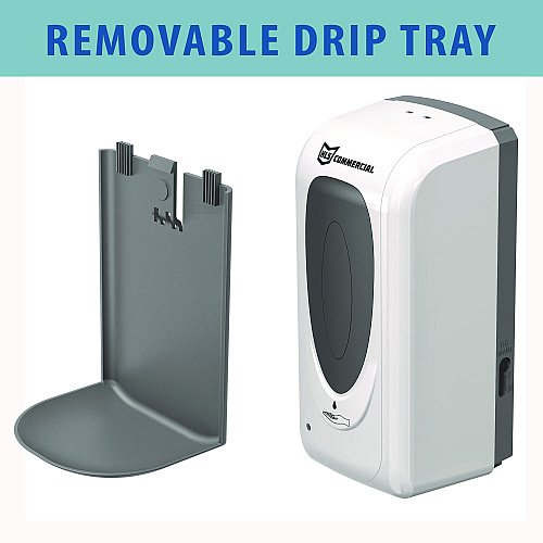 HLS Commercial Sanitizer Dispenser, 4.6 x 4.5 x 17, Silver (HLSSDW01)