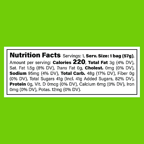 YumEarth Organic Sour Giggles, Assorted Flavors, 2 oz Bag, 12/Carton (22002290)