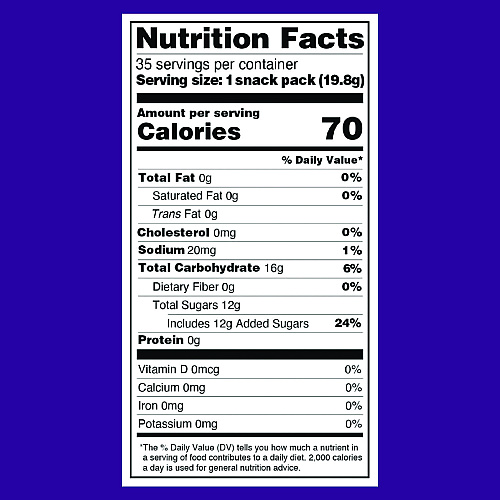 YumEarth Organic Fruit Pack Snacks, Assorted Flavors, 0.7 oz Bag, 35/Carton (22002293)
