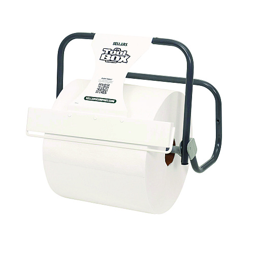 Sellars Absorbent Materials TOOLBOX WaterWeave T600 Wipers, 1-Ply, 11.8 x 12.8, White, 1,100 Sheets/Roll (68300)