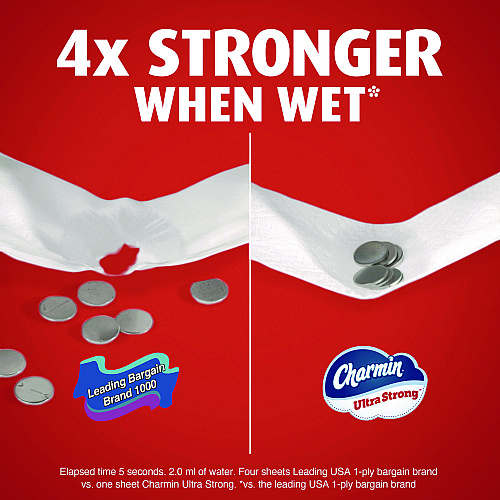 Charmin&reg; Ultra Strong Standard Toilet Paper, 2-Ply, 330 Sheets,18 Rolls (13449)