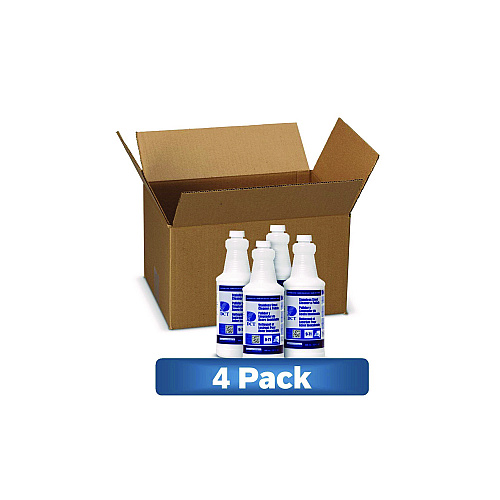 DCT Stainless Steel Cleaner and Polish RLQ, 32 oz Spray Bottle, 4/Carton (00007)