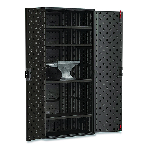 Suncast Commercial Mega Tall Storage Cabinet, 40 x 20.25 x 80.25, Gray (BMCCPD8004)