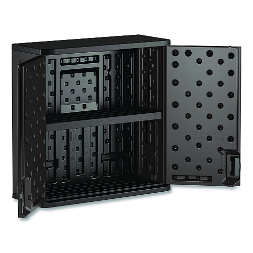 Suncast Commercial Wall Storage Cabinet, 30 x 12 x 30.25, Gray (BMCCPD3000)