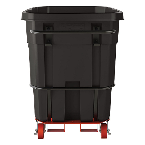 Suncast Commercial 1 cu yd Standard Duty Tilt Truck, Forkliftable Frame, 1,300 lb Capacity, Black (RMTTSD100D)