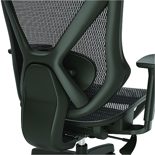 Alera Taunton Ergonomic Mesh Swivel Task Chair, Supports Up to 275 lb, 17.44 to 20.98 Seat Height, Black Seat/Back, Black Base (ALETN41BME18)