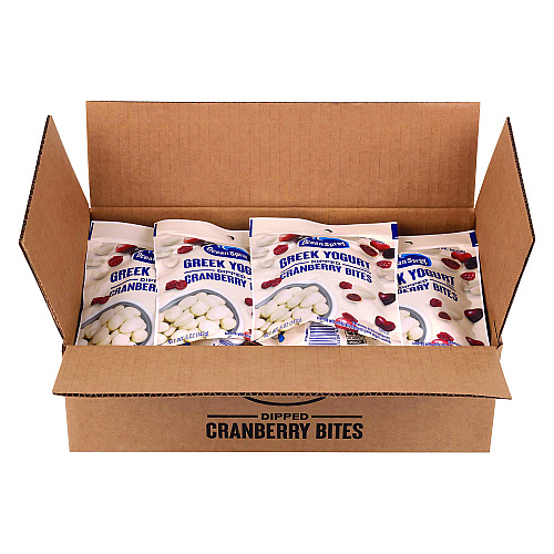 Ocean Spray Greek Yogurt Dipped Cranberry Bites, Cranberry/Yogurt, 5 oz Bag, 12/Carton (22002298)