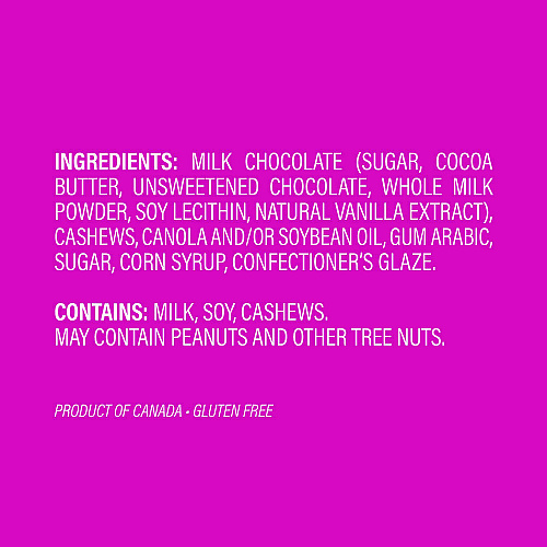 Wellsley Farms Milk Chocolate Covered Cashews, 44 oz Jar (22002346)