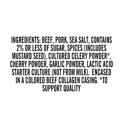 Vermont Smoke and Cure Original Flavor Mini Snack Sticks, Beef, 0.5 oz Individually Wrapped, 20/Carton (22002353)