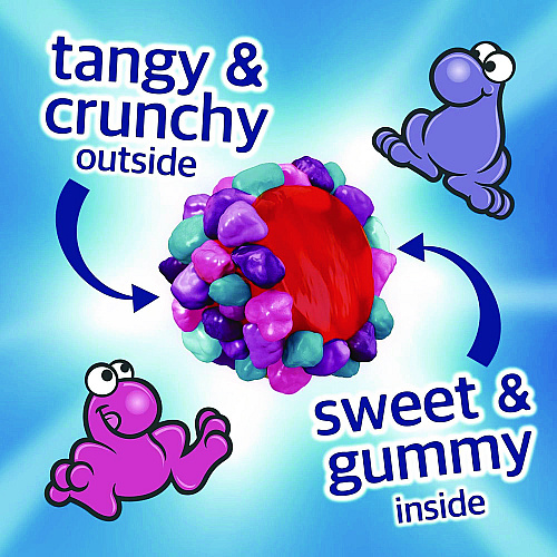 Nerds Very Berry Clusters Share Pack, Berry, 3 oz Packet, 12/Carton (22002361)