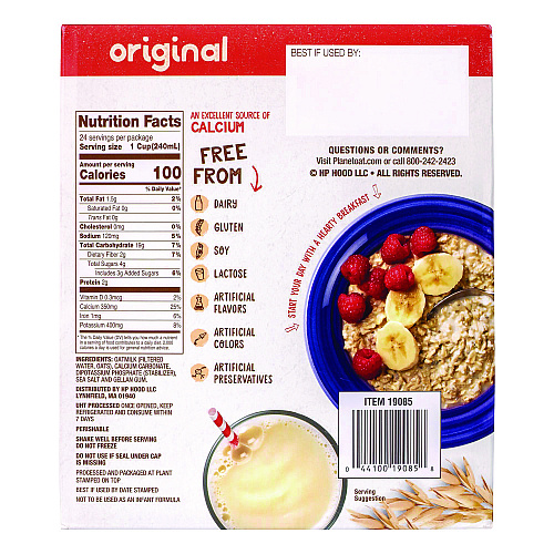 Planet Oat Original Oat Milk Cartons, 32 oz Carton, 6/Carton (22002375)