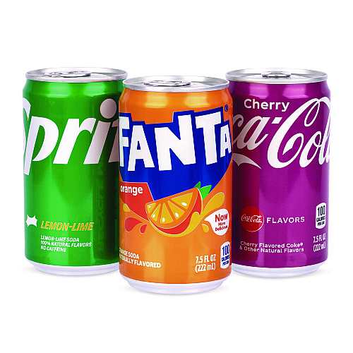 Coca-Cola Mini Cans Variety Pack, Assorted Flavors, 7.5 oz Can, 30/Carton (22002379)