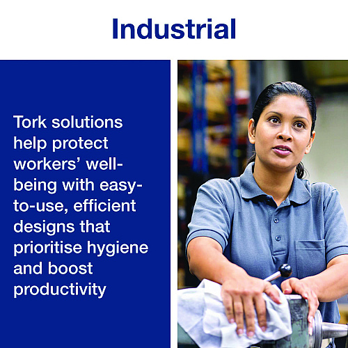 Tork Light-Duty Surface Cleaning Wet Wipe, 1-Ply, 8 x 6, Unscented, White, 2,500 Sheets/Roll, 2 Rolls/Carton (192816)