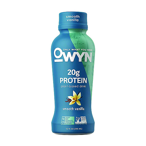 Owyn 20 g Protein Drink, Vanilla, 12 oz Bottle, 12/Carton (38200002)