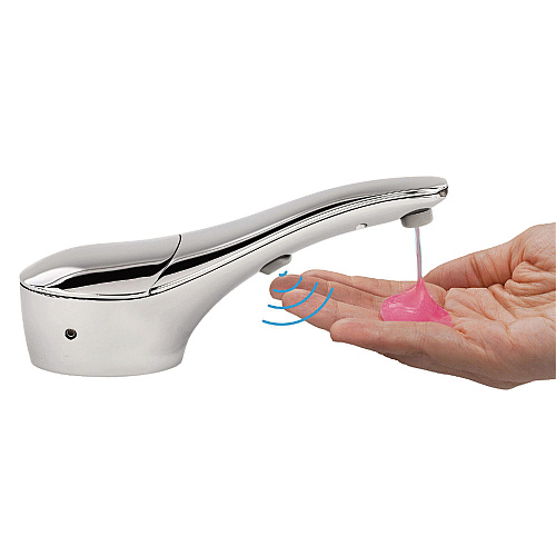 Bobrick SureFlo Top-Fill Automatic Bulk Foam Soap Dispenser, 2.75 x 6.75 x 3, Polished Chrome (824)