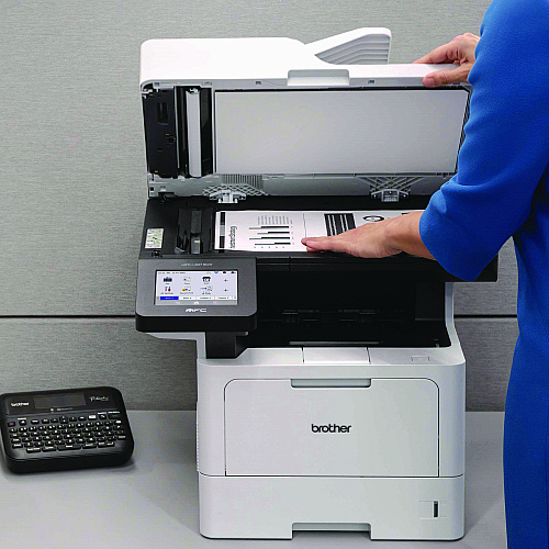 Brother MFC-L5915DW Business Monochrome AIO Laser Printer, Copy/Fax/Print/Scan