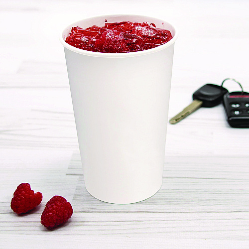 SOLO Double Sided Poly (DSP) Paper Cold Cups, 16 oz, White, 50 Cups/Sleeve, 20 Sleeves/Carton (RP16P2050)