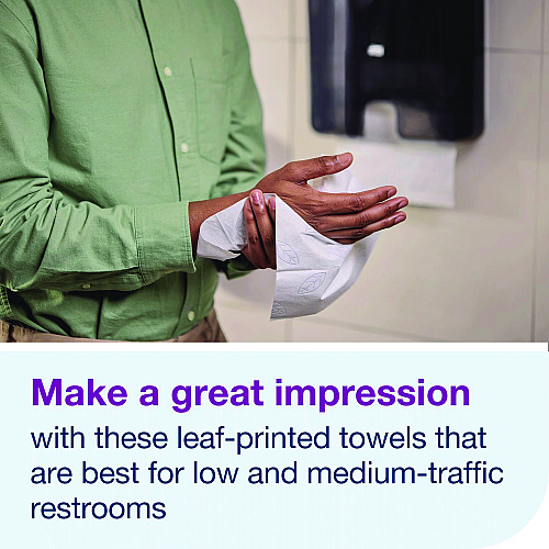 Tork&reg; Xpress Compressed Multifold Hand Towels, 1-Ply, White, 3000 Towels (424834)