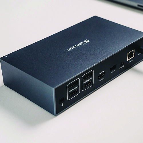 Verbatim USB-C Pro Docking Station 17-in-1, Audio/DisplayPort/HDMI/Micro SD/RJ45/SD/USB-A/USB-C, Gray (32172)