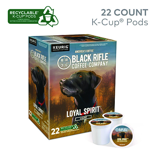 Black Rifle Coffee Company Loyal Spirit Coffee K-Cups, 22/Box (0571)