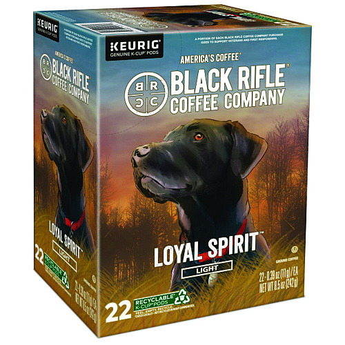 Black Rifle Coffee Company Loyal Spirit Coffee K-Cups, 88/Carton (0571CT)