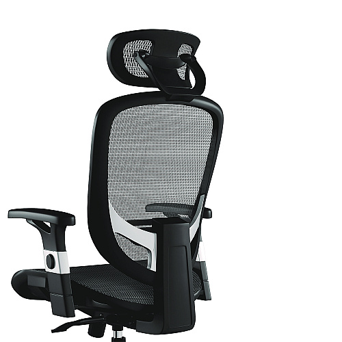 Alera Minerva Ergonomic Mesh Swivel Task Chair, Supports Up to 275 lb, 17.24 to 20.98 Seat Height, Black Seat/Back, Black Base (ALEMV41BME18)