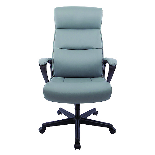 Alera Oxnam Series High-Back Task Chair, Supports Up to 275 lb, 17.56 to 21.38 Seat Height, Gray Seat, Gray Back, Black Base (ALEON41B49)