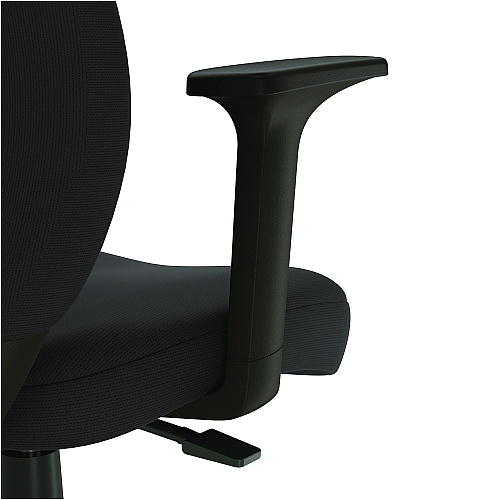 Alera Wessex Drafting Stool, Fabric, Supports Up to 275 lb, 27.95 to 33.66 Seat Height, Black Seat, Black Back, Black Base (ALEWX4614)