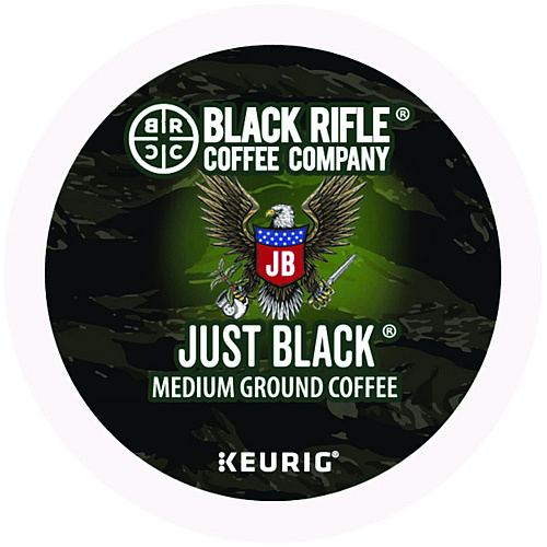 Black Rifle Coffee Company Just Black Coffee K-Cups, 88/Carton (0547CT)