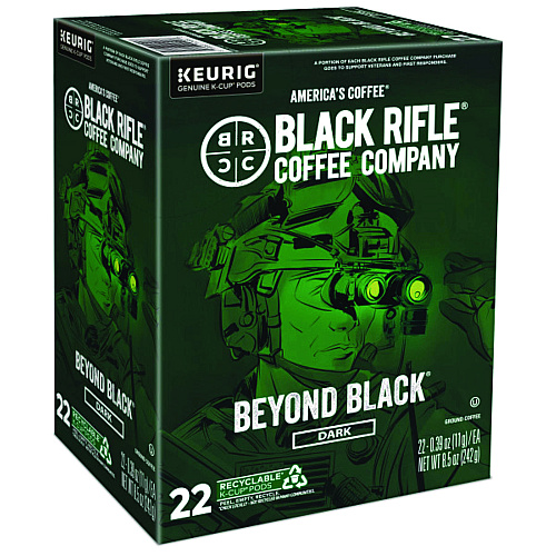 Black Rifle Coffee Company Beyond Black Coffee K-Cups, 22/Box (0499)