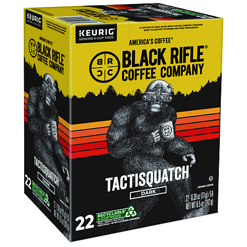 Black Rifle Coffee Company Tactisquatch Coffee K-Cups, 88/Carton (0490CT)