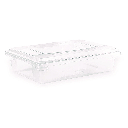 Carlisle StorPlus Polycarbonate Food Storage Container, 8.5 gal, 18 x 26 x 6, Clear, Plastic (1062107)