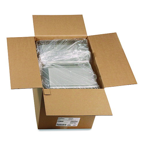 Pactiv SmartLock PET Hinged Lid Bakery Container, 8.75 x 8.25 x 3.63, Clear, 200/Carton (0CAH09700000)