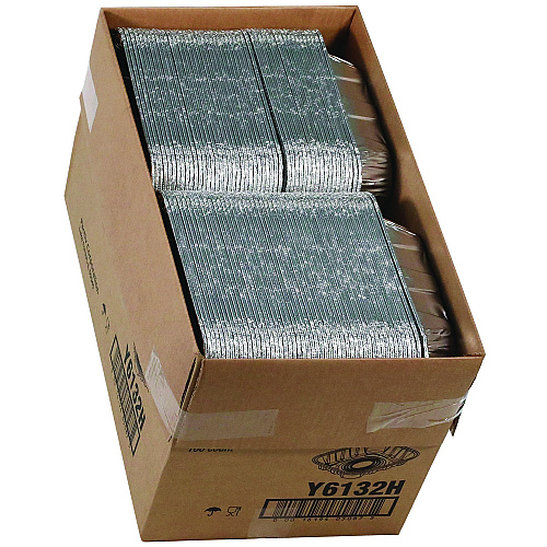 Pactiv Aluminum Steam Table Pan, Half-Size Deep, 2.6" Deep, 11.8 x 9.4, 100/Carton (Y6132H)