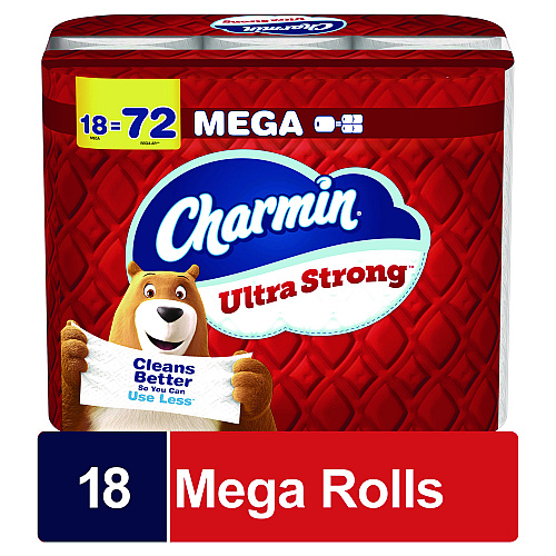 Charmin&reg; Ultra Strong Standard Toilet Paper, 2-Ply, 220 Sheets, 18 Rolls (11105)
