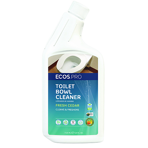 ECOS PRO Toilet Bowl Cleaner, Fresh Cedar Scent, 24 oz Squeeze Bottle, 6/Carton (PL97036CT)